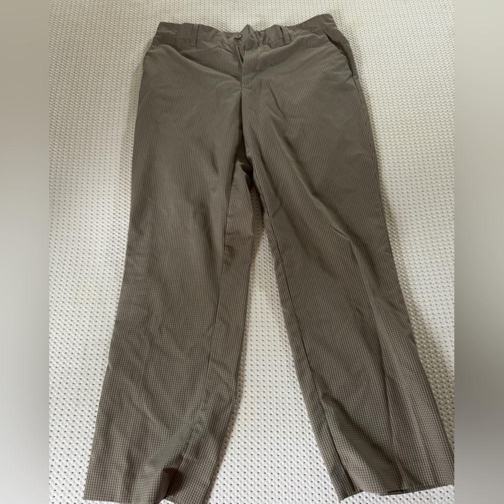 ADIDAS Checkered Golf Pant, Navy/Beige